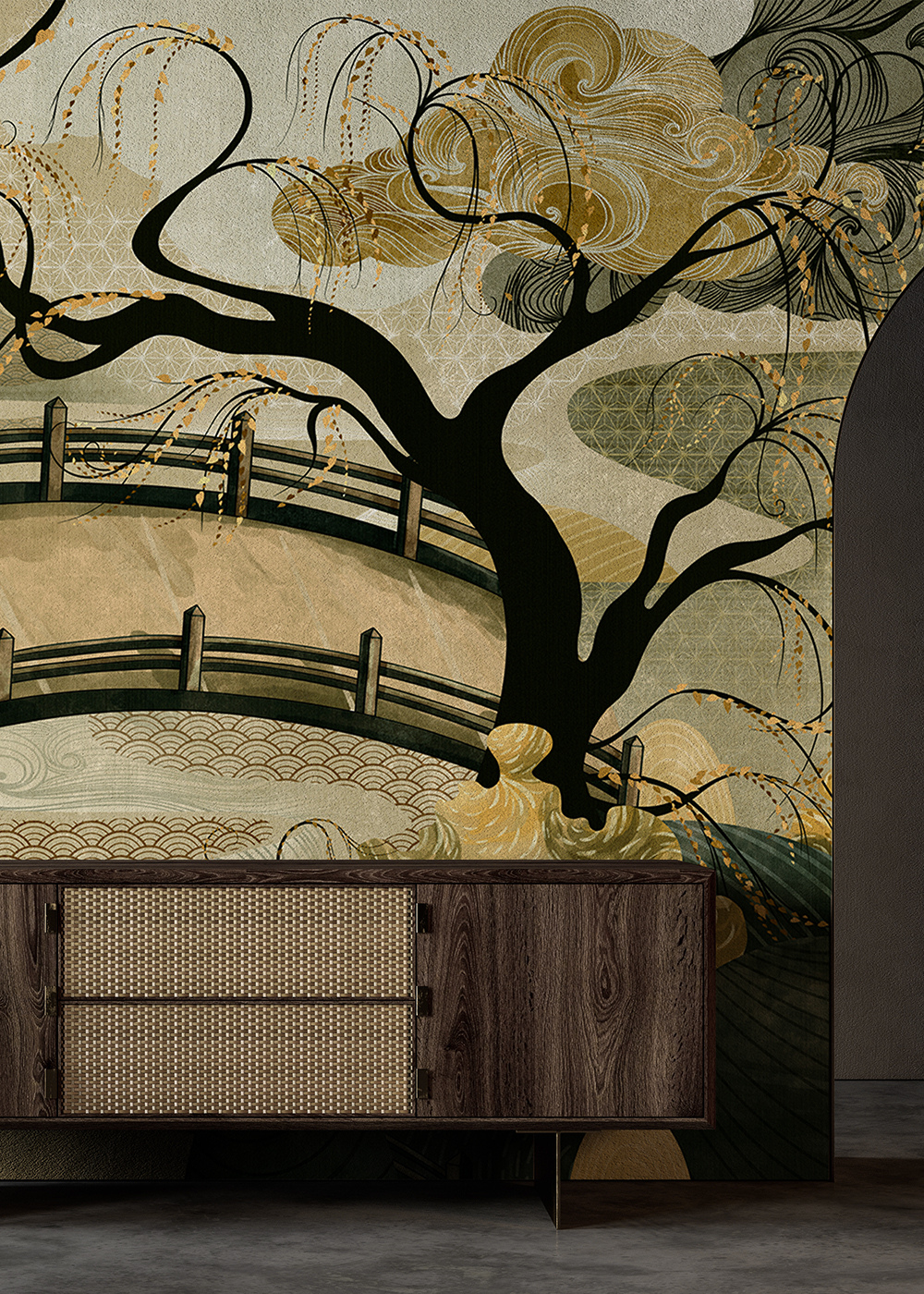 Papier peint Treege