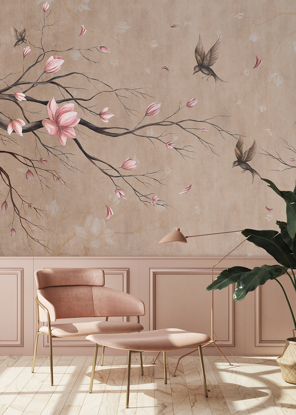 Papier peint Sakura